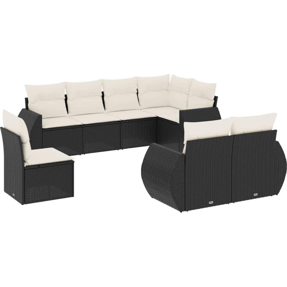 VidaXL, Gartenlounge, 10-tlg. Garten-Lounge-Set mit Kissen