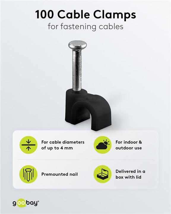 Actual product image Goobay Kabelschelle