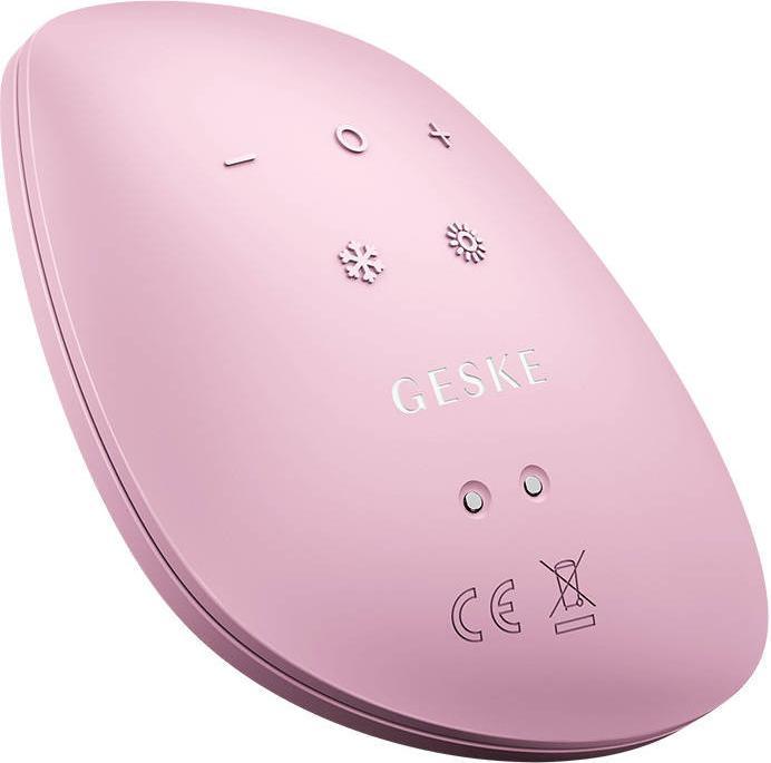 Actual product image Konjac Sponge Soniczny masażer do twarzy Cool & Warm 9w1 Geske z Aplikacją (różowy)