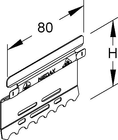 Actual product image Niedax Joint connector