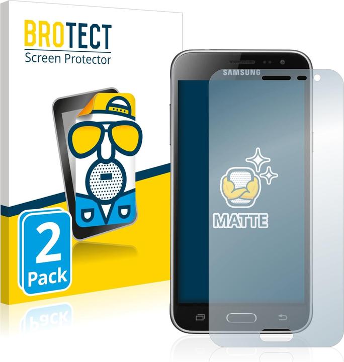 Actual product image BROTECT Protector Anti-Glare (2 Piece, Samsung Galaxy J3 (2016))
