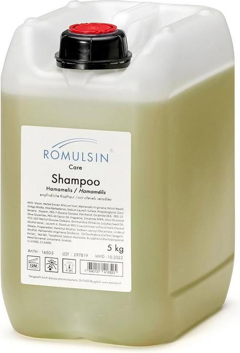 Actual product image Romulsin Care shampoo witch hazel (Liquid shampoo)