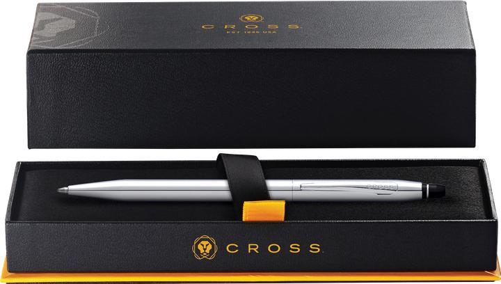 Actual product image Cross Biros Click polished chrome gift box (Chromed, 1x)