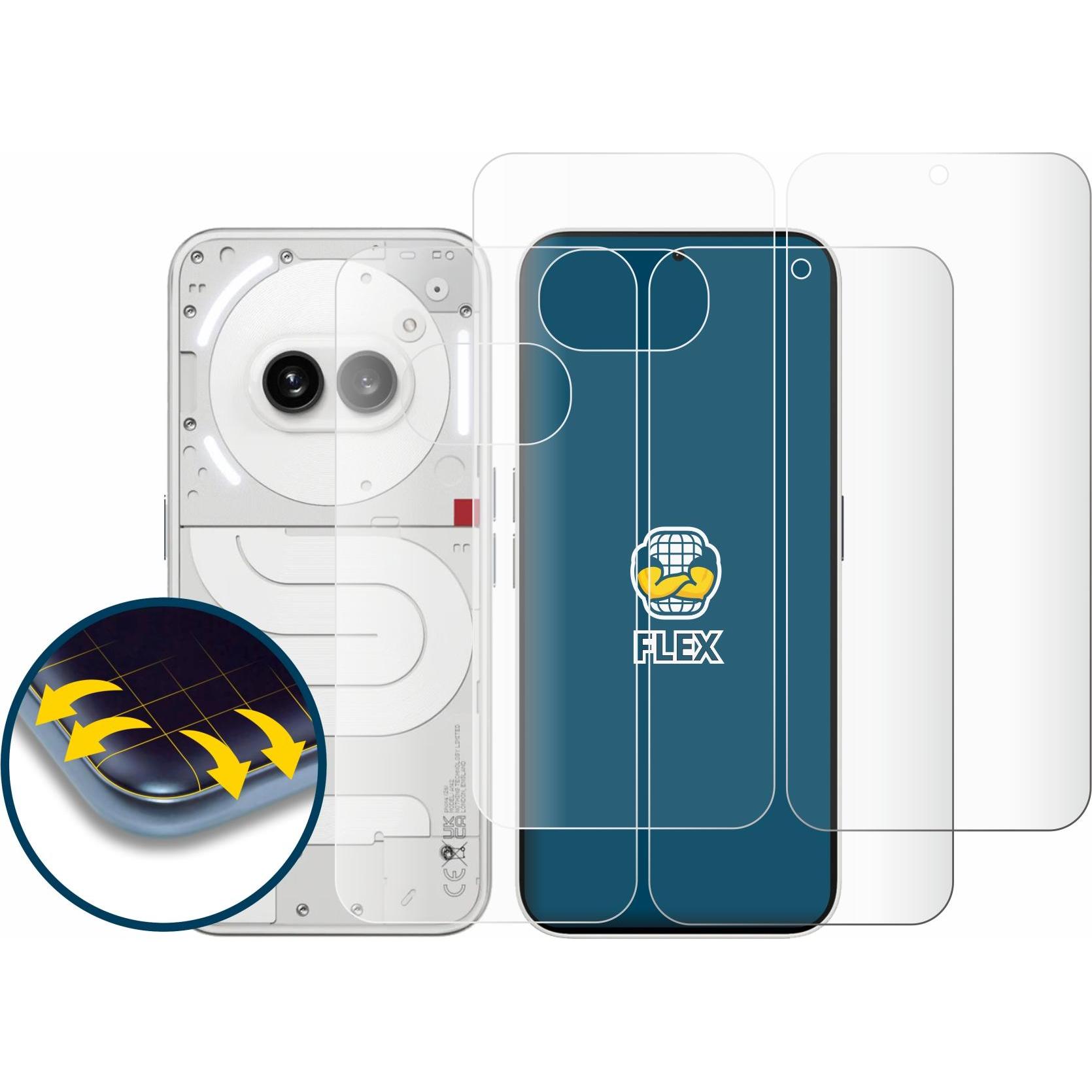 Thumbnail - BROTECT Full-Screen Displayschutz (2 Stück, Nothing Phone (2a)), Smartphone Schutzfolie, Transparent