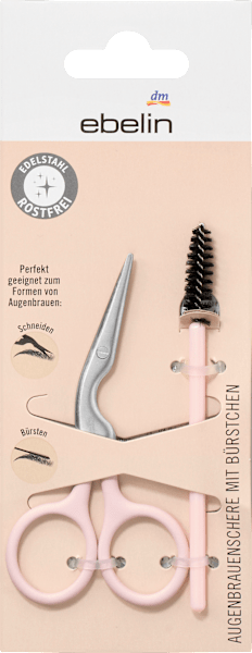 dm ebelin Augenbrauenschere mit Bürstchen