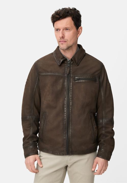 Actual product image Camel Active Lederjacke mit Innentaschen (48)