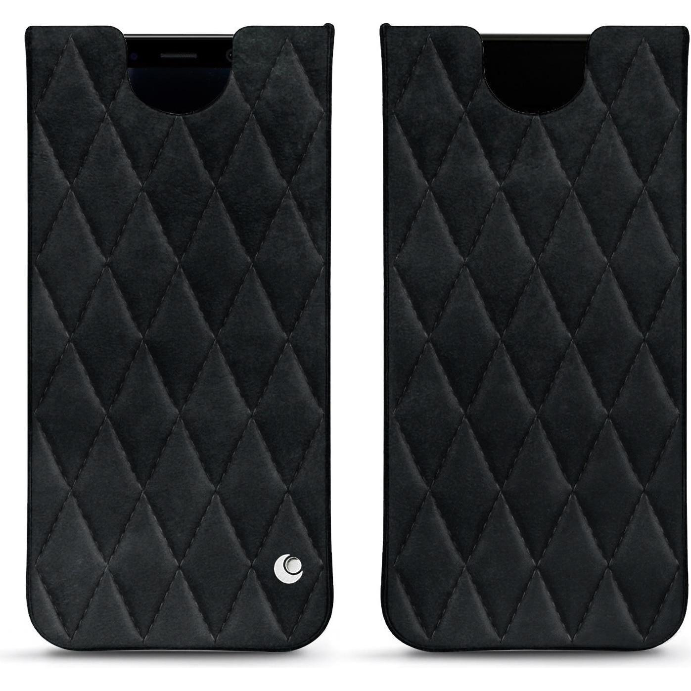 Noreve Lederschutzhülle (Samsung Galaxy S8+), Smartphone Hülle, Schwarz