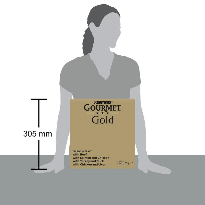 Image du produit Gourmet Or (Adulte, Senior, 8160 g)