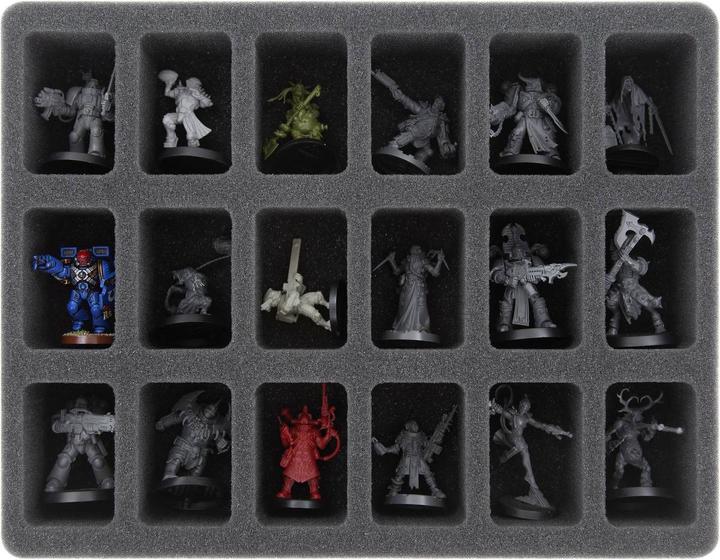 Image du produit Feldherr CR06SET - Kit de mousse pour mallette de combat Citadel - 72 miniatures (Mousse)