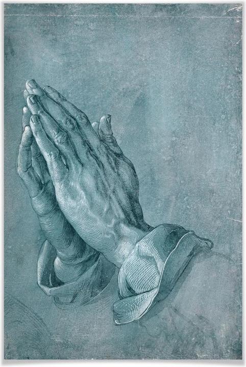 Actual product image Trenddeko Dürer - Study on Praying Hands (70 x 100 cm)
