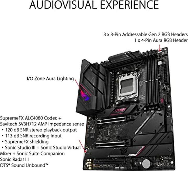Immagine prodotto ASUS ROG STRIX B650E-E GAMING WIFI (AM5, AMD B650E, ATX)