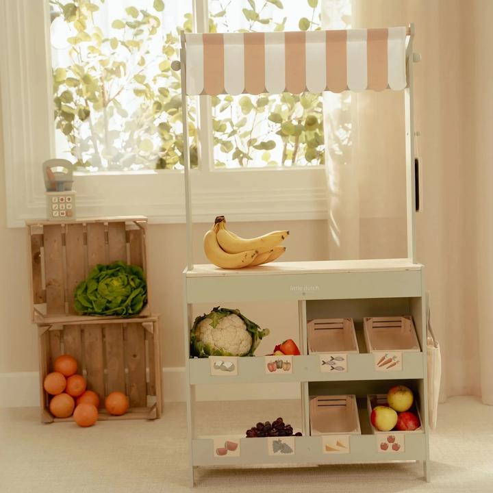 Image du produit Little Dutch Marktstand Mint aus Holz