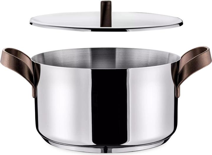 Actual product image Alessi Pot set 7 pcs EDO (24 cm, Pan set + pot set, Stainless steel)