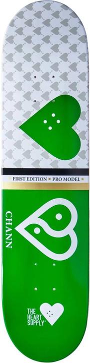 Actual product image Heart Supply Skateboard Deck Only Chris Chann Pro 7.75 2023 (7.76")