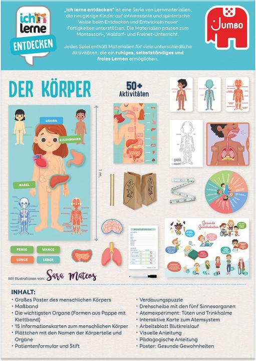 Actual product image Jumbo I learn to discover - Your body (German)