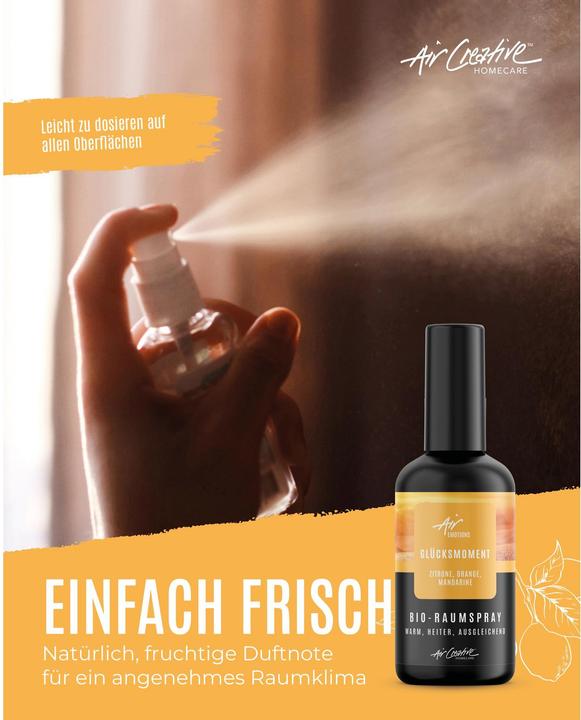 Produktbild AirCreative Bio-Raumspray "Glücksmoment"