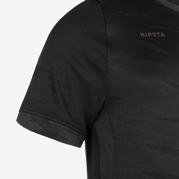 Produktbild Kipsta Damen/Herren Fussball Trikot kurzarm - CLR schwarz (M)