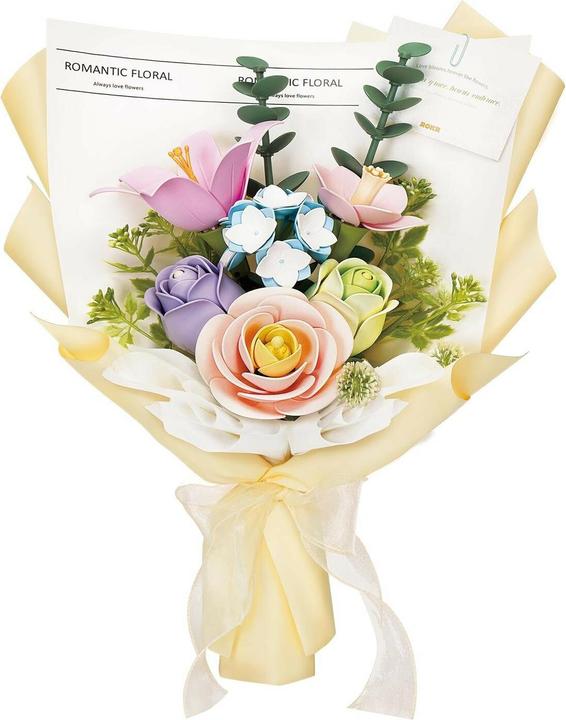 Actual product image Robotime Bausatz Spring Time Bouquet 165-teilig, Modell Art