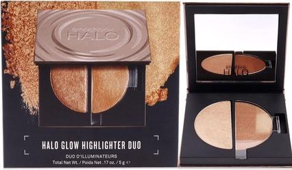 Actual product image Smashbox Halo Glow Highlighter Duo Golden Pearl 0.17oz 5g (Highlighter, 5 g)