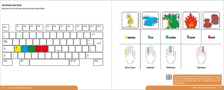 Actual product image 10 Finger Tippen in 3 Stunden (German, Anja Schmid, 2019)