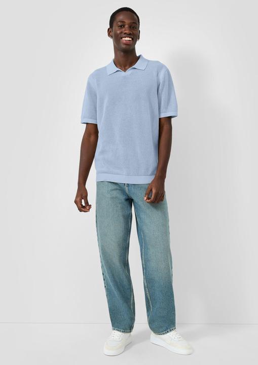 Produktbild s.Oliver Strick-Poloshirt (M)