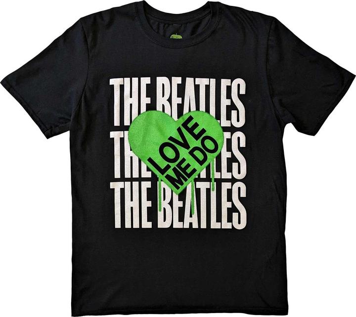 Immagine prodotto The Beatles Maglietta unisexe adulte Love Me Do Graffiti Heart (L)