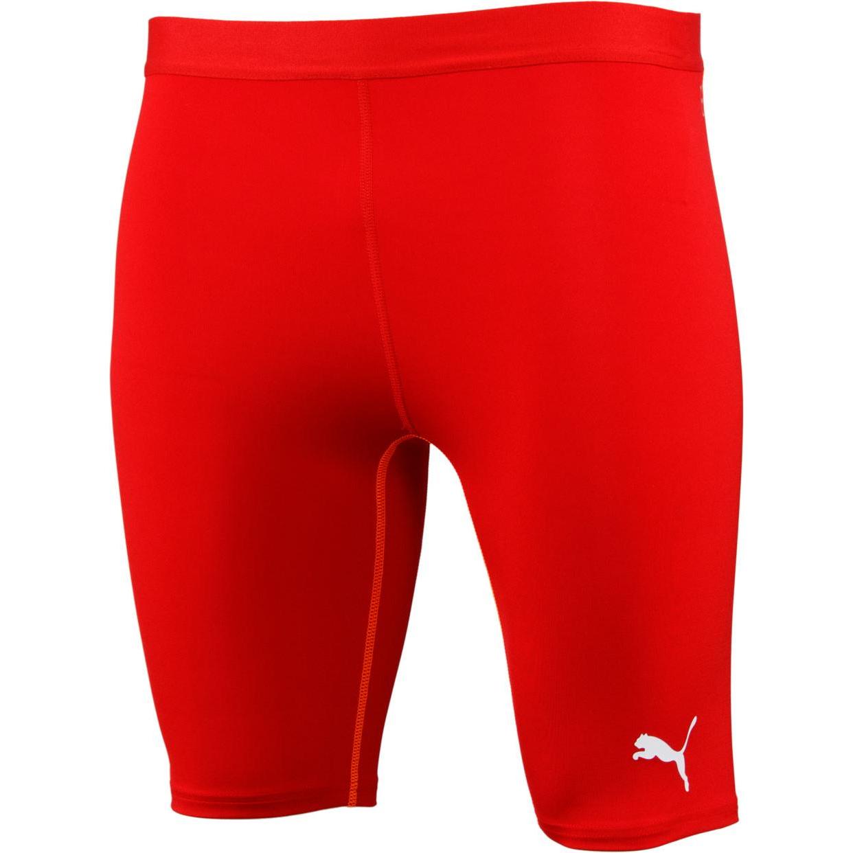 Puma, Herren, Tights, TB Short Trainingstight (M), Rot, M