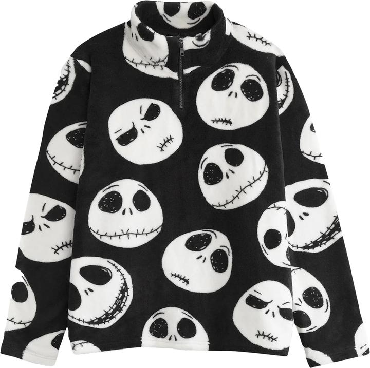 Produktbild The Nightmare Before Christmas Pullover mit kurzem Reissverschluss (L)