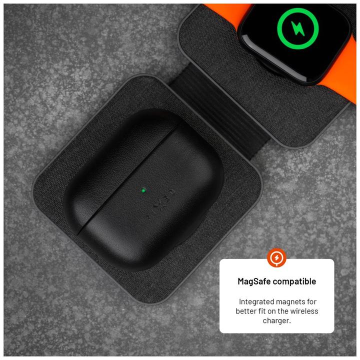 Image du produit Fixed Correction | Étui pour écouteurs avec support MagSafe | Apple AirPods Pro 2/Pro 2 (USB-C) | Noir | L (Manchon pour casque d'écoute)