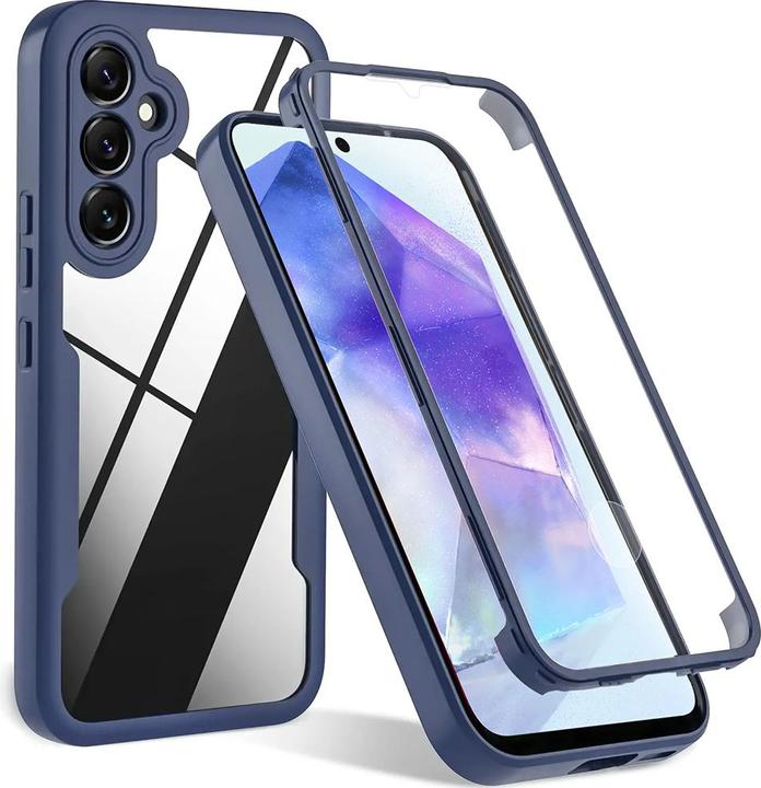 Actual product image Techsuit - ColorVerse 360 Series + Screen Protector - Samsung Galaxy S24 FE - Blue (Samsung Galaxy S24 FE)