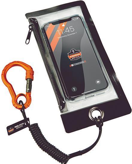 Magni Ergodyne Squids 3760S Water-repellent mobile phone pouch, with zip, attachment to tool strap