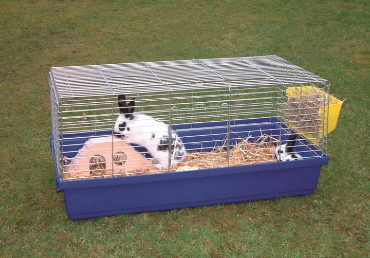 Actual product image Josty Rabbit cage blue