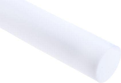 Actual product image Rs Pro PTFE plastic rod stock,1m L 32mm dia