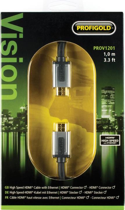 Produktbild Profigold SKY High-Speed HDMI-Kabel mit Ethernet (1 m, HDMI)