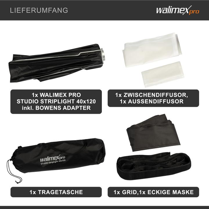 Image du produit Walimex pro Studio Striplight 40x120 (Boîte à lumière)