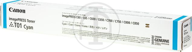 Image du produit Canon Toner cyan T01 ImagePress C750 39'500 ppm (C)