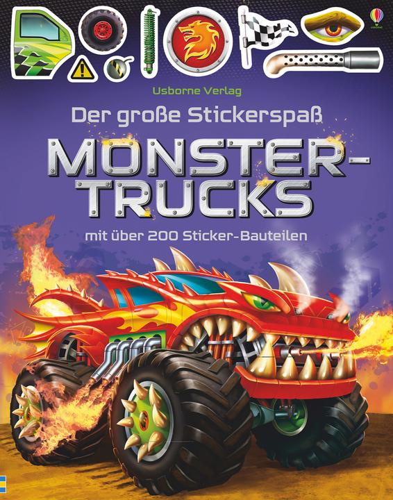 Produktbild Der grosse Stickerspass: Monstertrucks (Deutsch, Simon Tudhope, 2018)
