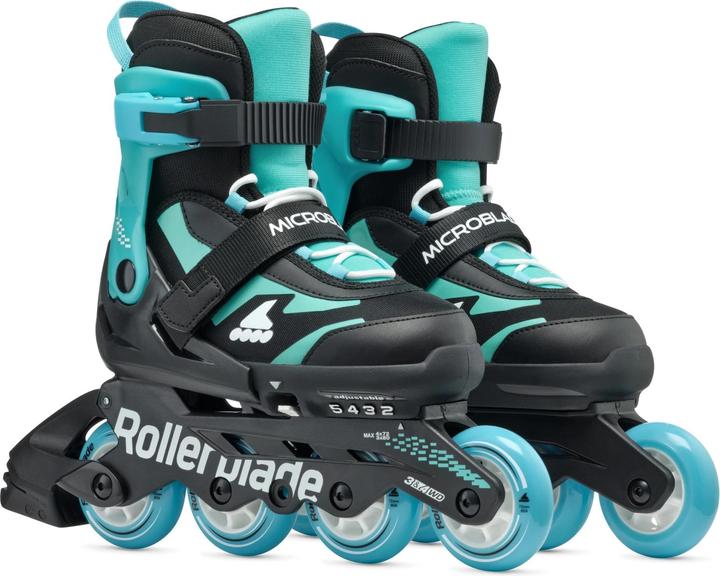 Produktbild Rollerblade Inline-Skates Microblade Schwarz/Hellblau, 33-36.5 (33, 36.5)