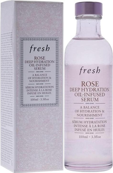 Fresh Rose Deep Hydration Oil-Infused Serum für Frauen 3,3 oz (3.30 ml)
