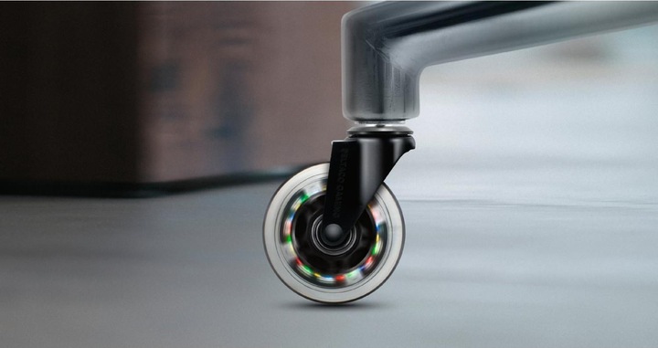 Actual product image Deltaco Gaming Rainbow Casters