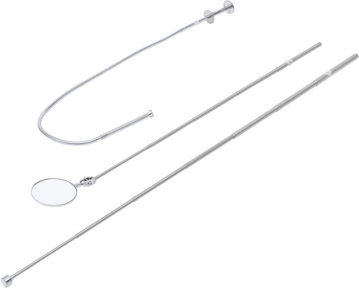 Actual product image BGS Magnetic lifter / claw gripper and inspection mirror set 3 pcs.
