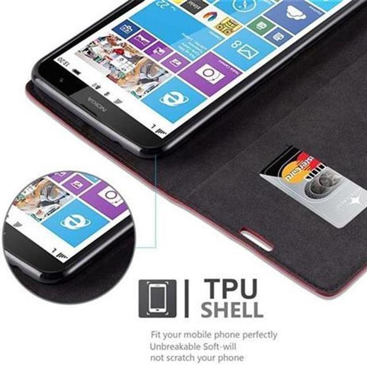 Actual product image Cadorabo Book Invisible Magnet Cover (Nokia Lumia 1320)