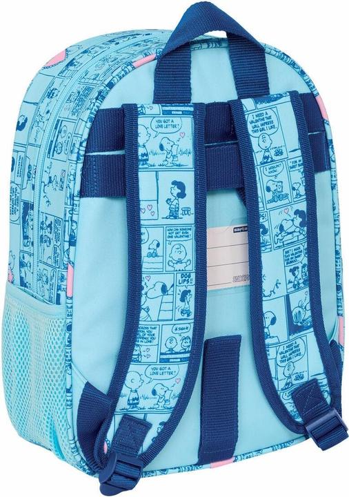 Image du produit Peanuts Schulrucksack Snoopy Love Hellblau 26 x 34 x 11 cm
