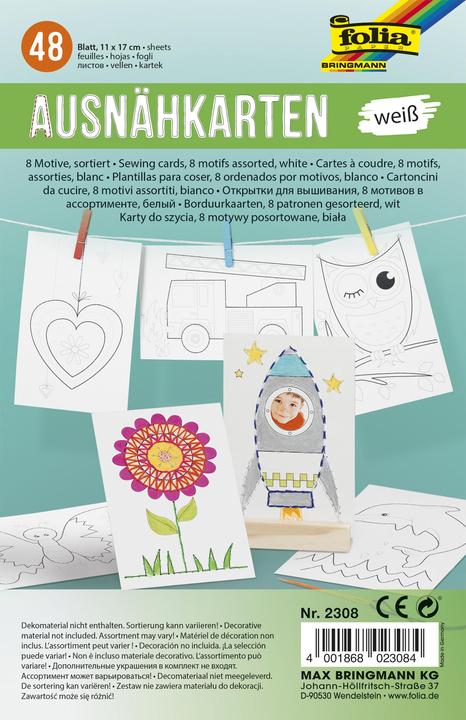 Produktbild Folia Ausnäh- oder Stickkarten