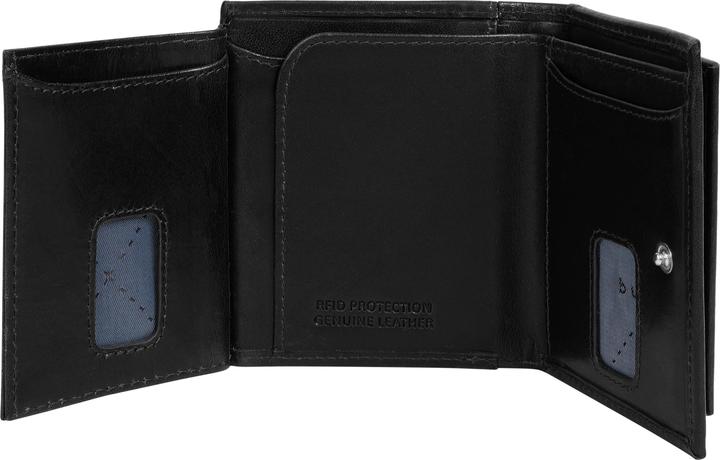 Actual product image Bugatti Secure Slim - RFID credit card holder with Viennese coin pocket Romano