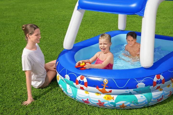 Produktbild Bestway Family Pool mit Sonnenschirm Sea Captain
