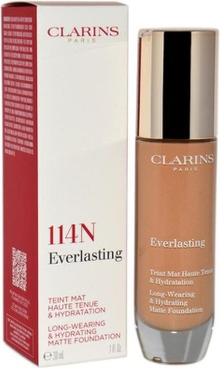 Actual product image Clarins Everlasting Foundation No.114N Cappuccino (Cappuccino)