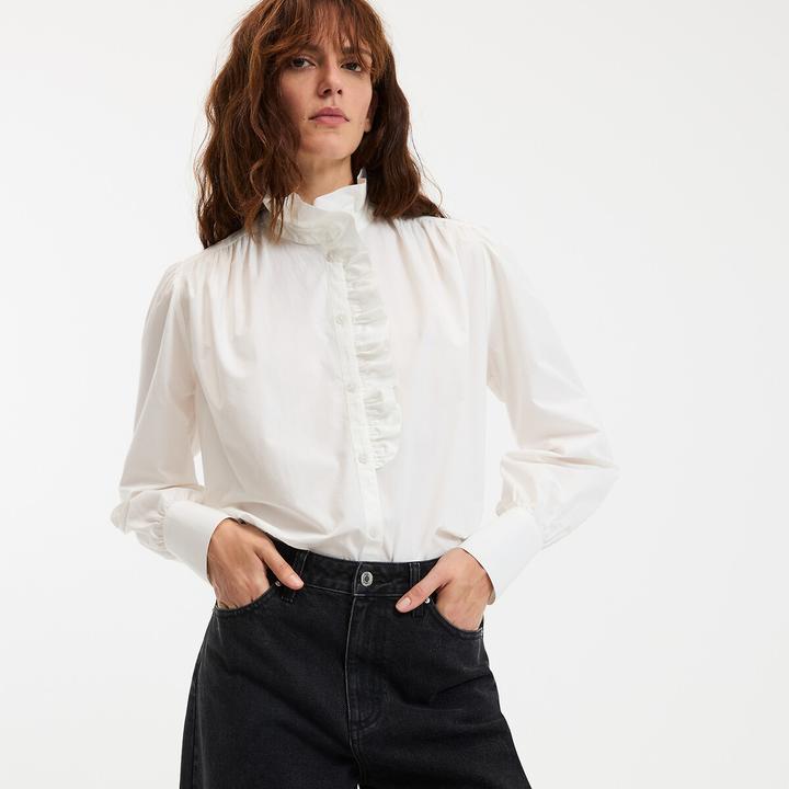 Immagine prodotto La Redoute Collections Hemd mit viktorianischem Kragen (48)