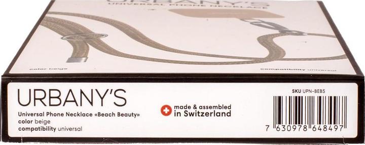 Actual product image Urbany's Univ. necklace with insert card