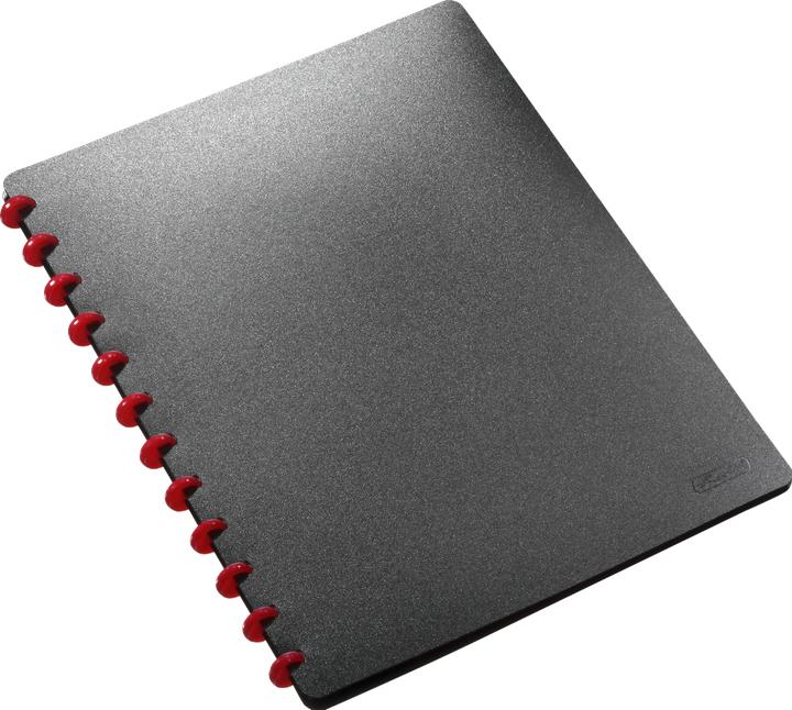 Immagine prodotto Herlitz Quaderno EasyFix, DIN A4, con 20 tasche, nero (A4, 1x)
